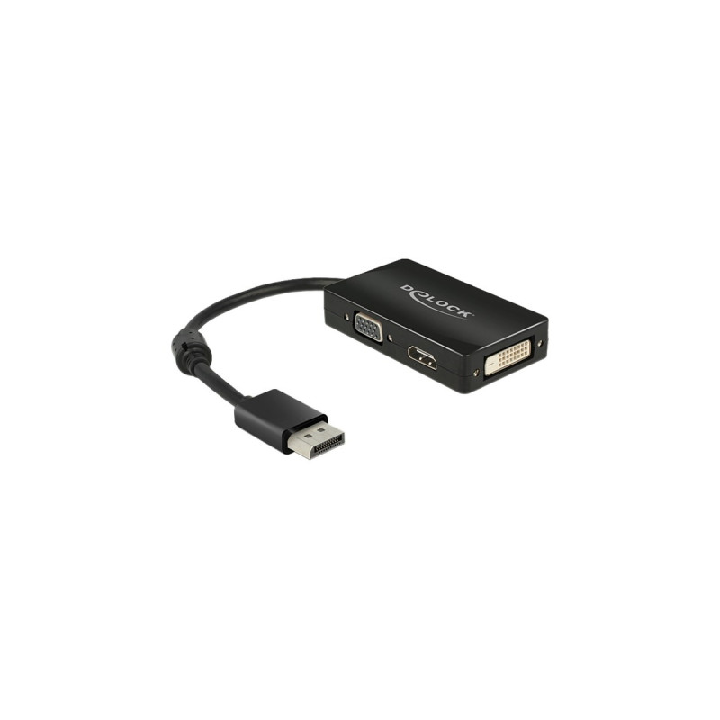 VGA/HDMI/DVI-D(schwarz, 16 cm)