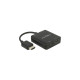 HDMI + TOSLINK S/PDIF + 3,5mm Klinkenbuchse(schwarz, Audio Extractor)