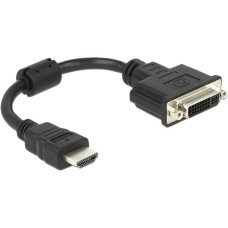 DVI 24+5 (Buchse)(schwarz, 20 cm)