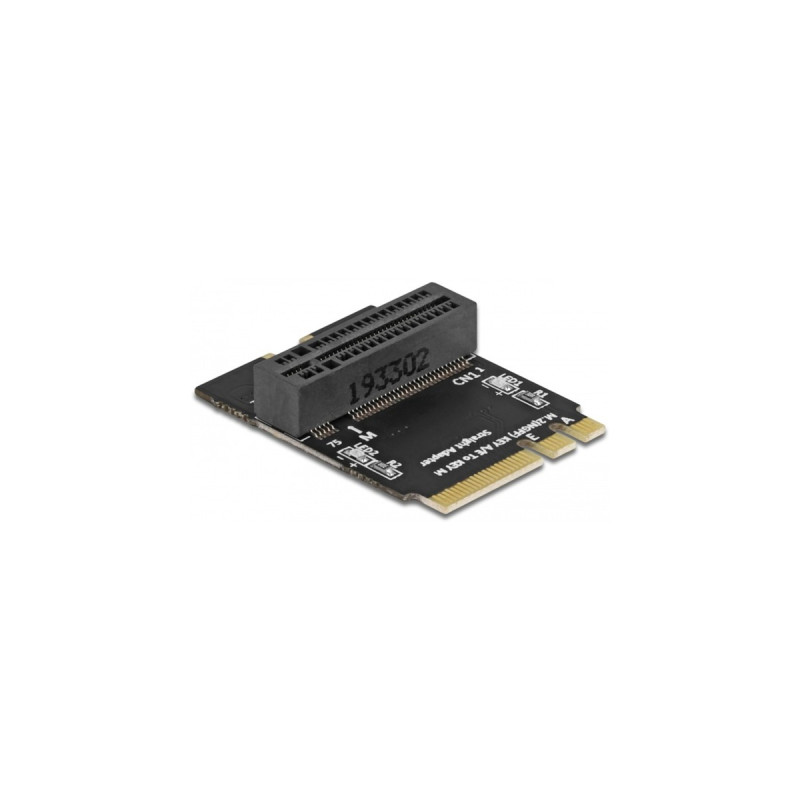 DeLOCK Adapter M.2 Key A+E Stecker zu Key M Slot gewinkelt mit Halterung, Schnittstellenkarte