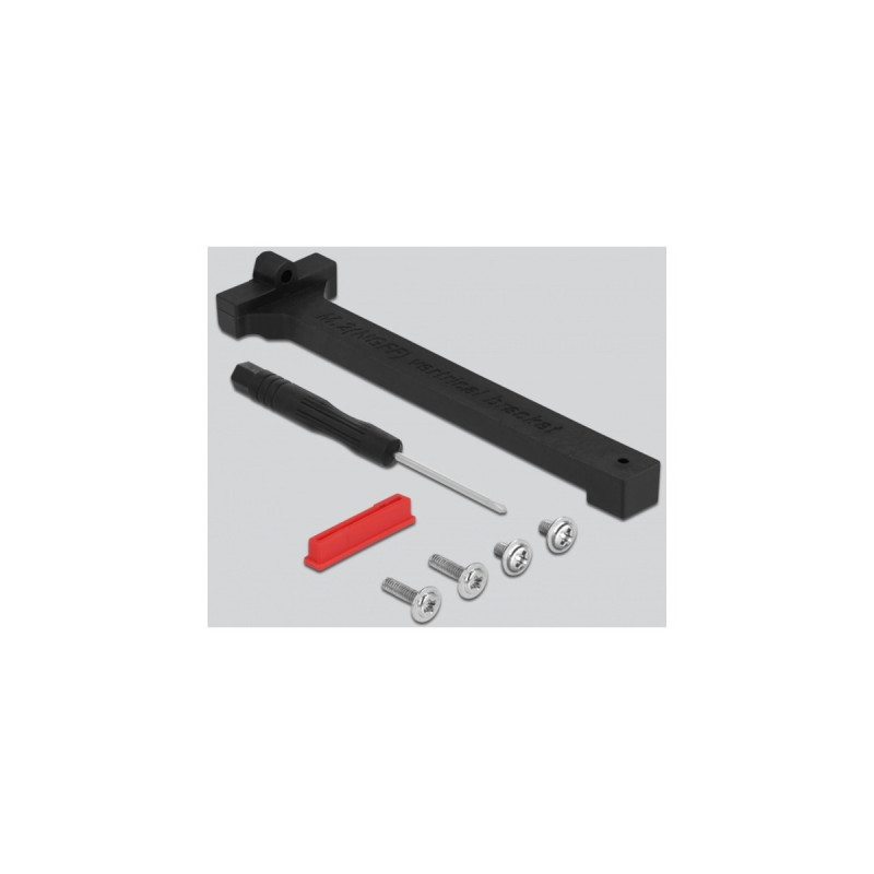 DeLOCK Adapter M.2 Key A+E Stecker zu Key M Slot gewinkelt mit Halterung, Schnittstellenkarte