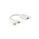DisplayPort Buchse(weiß, 25cm)