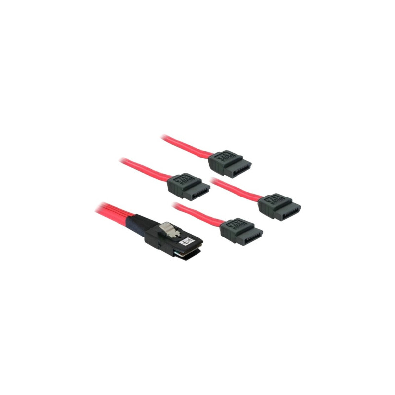 4x SATA 7-Pin(rot, 1 Meter)