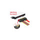 SATA 22Pin(schwarz/rot, 30cm, 22Pin-Stecker abgewinkelt)
