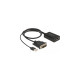 DisplayPort Buchse(schwarz, 50cm, 4K mit HDR Funktion)
