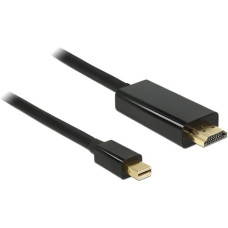 HDMI-A Stecker(schwarz, 1 Meter)