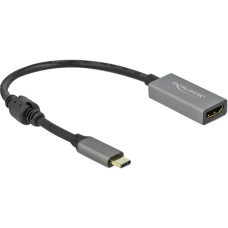 HDMI Buchse(grau/schwarz, 20cm, 4K 60 Hz, HDR)