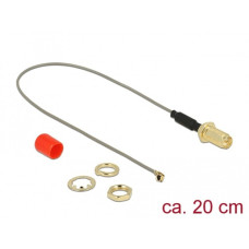 MHF (Stecker)(grau/gold, 20cm)