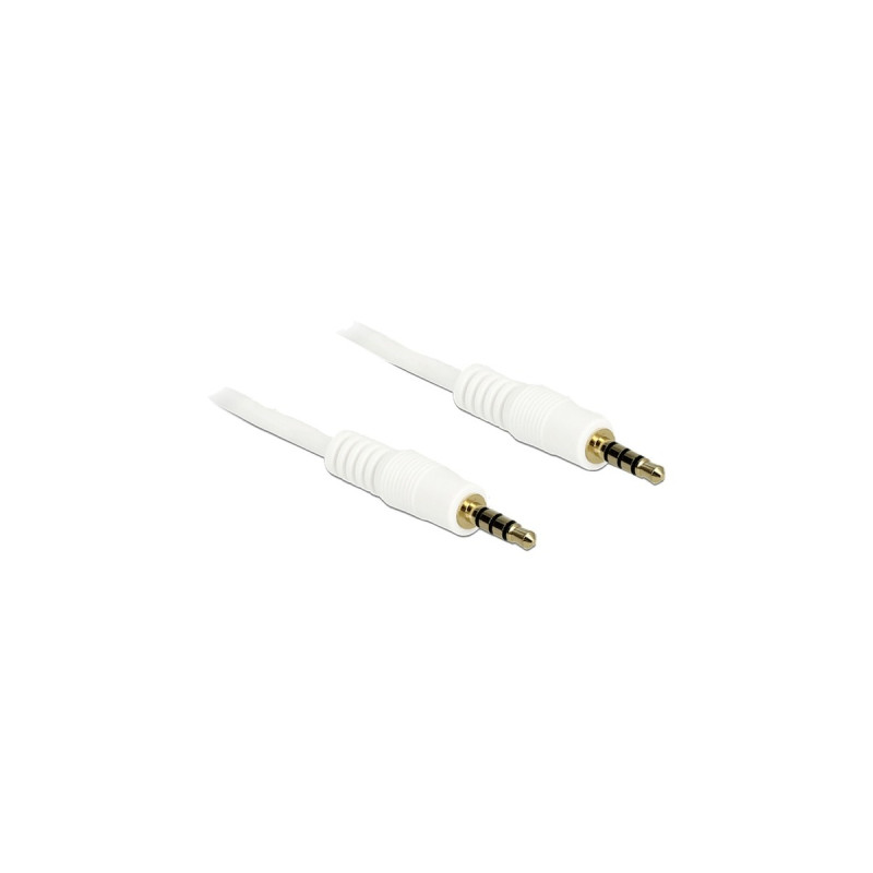 3,5mm Stecker 4Pin(weiß, 50 cm)