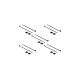 DeLOCK Befestigungssockel 20 x 20mm mit Kabelbinder L 200 x B 2,5mm(schwarz, 10 Paar)