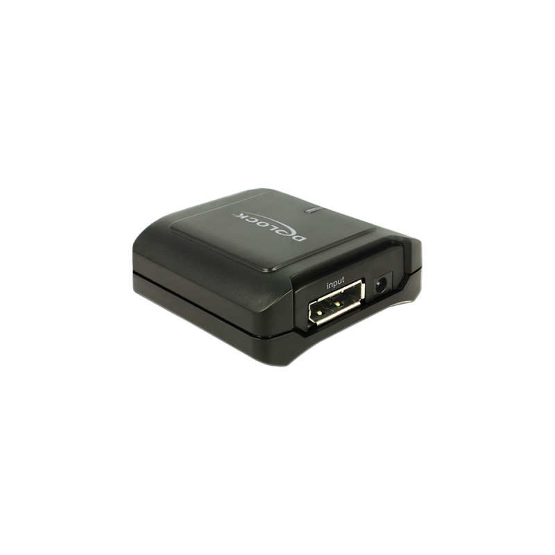 DeLOCK DisplayPort 1.2 Repeater 4K 60Hz, Grafikverlängerung(schwarz)
