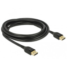 DeLOCK DisplayPort Kabel 8K(schwarz, 3 Meter)