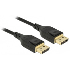 DeLOCK DisplayPort Kabel 8K(schwarz, 2 Meter)