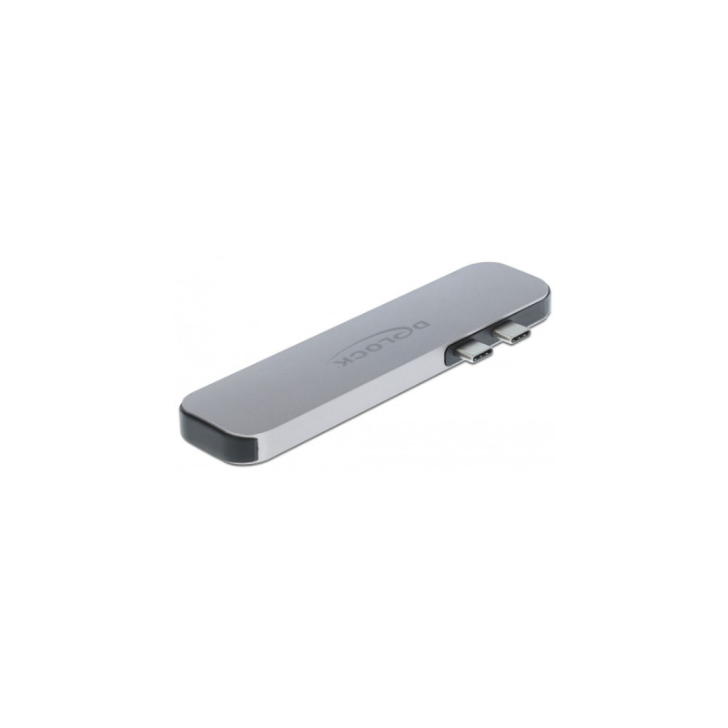 DeLOCK Dockingstation für MacBook(grau, Dual HDMI, Power Delivery)