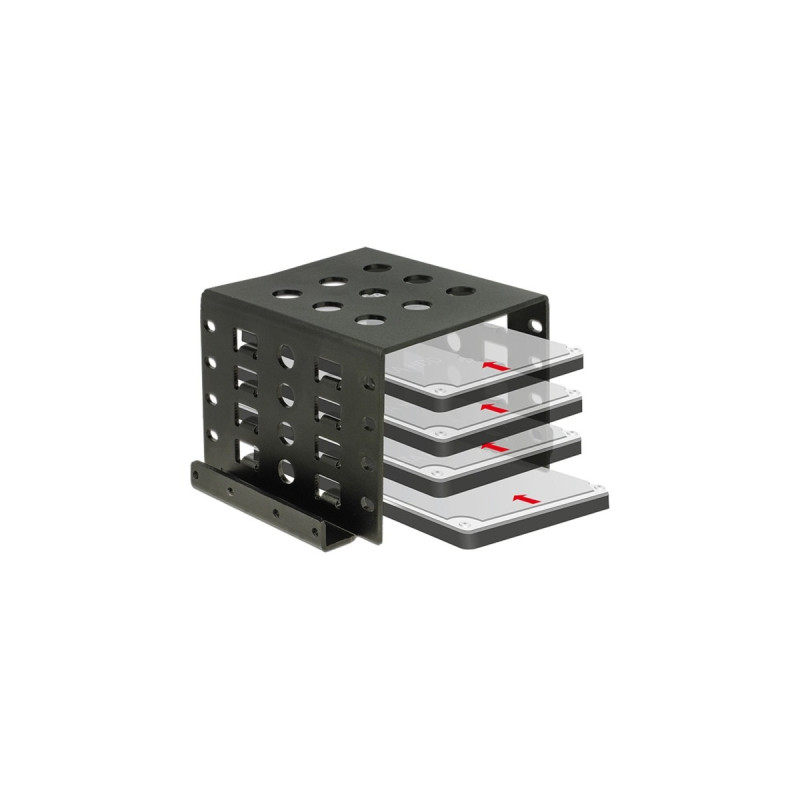 DeLOCK Einbaurahmen 4x 2.5