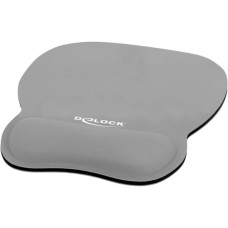 DeLOCK Ergonomisches Mauspad mit Gel Handballenauflage(grau)