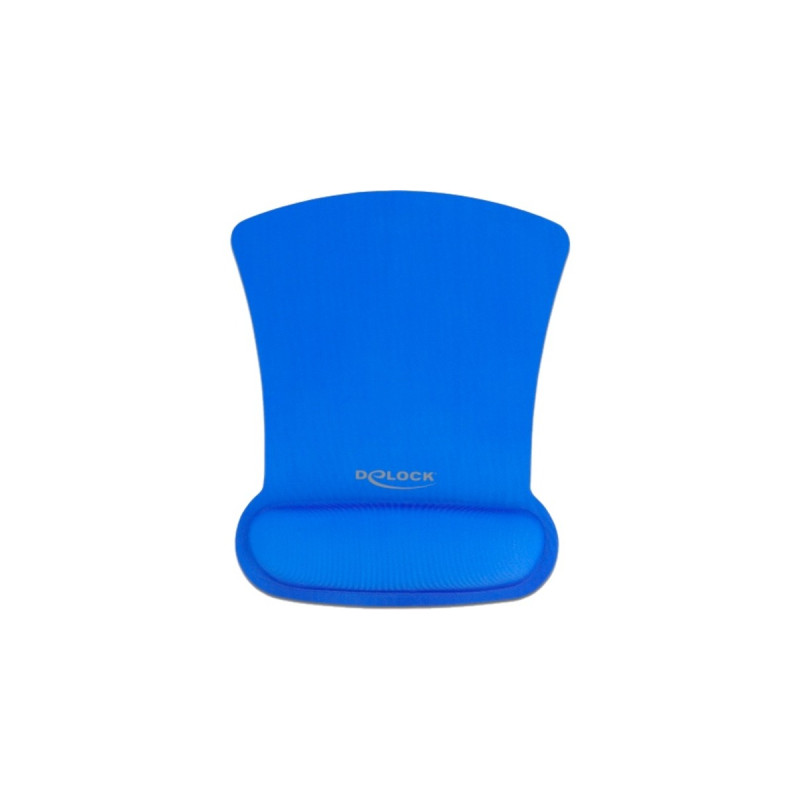 DeLOCK Ergonomisches Mauspad mit Handballenauflage(blau)