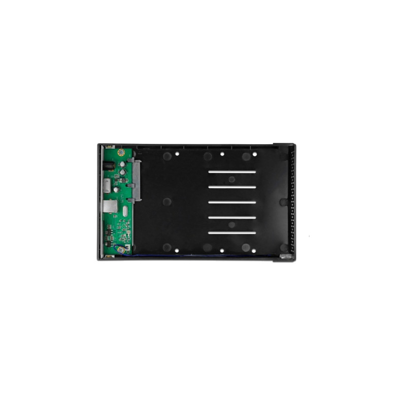 DeLOCK Externes Gehäuse für 3.5″ SATA HDD mit SuperSpeed USB (USB 3.2 Gen 1), Laufwerksgehäuse(schwarz)