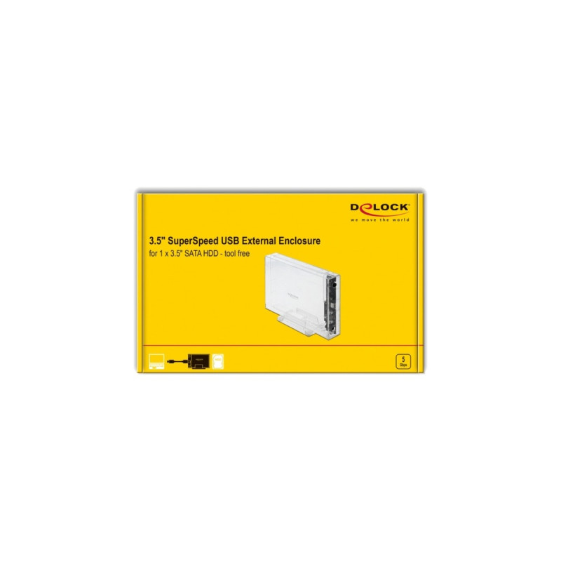 DeLOCK Externes Gehäuse für 3.5