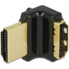 HDMI-A Buchse 4K, Adapter(schwarz, 90° abgewinkelt nach oben)