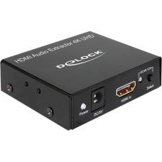 DeLOCK HDMI Stereo / 5.1 Kanal Audio Extractor 4K, Adapter(schwarz)