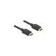 DeLOCK High Speed HDMI-Kabel 48 Gbps 8K 60Hz(schwarz, 0,5 Meter)