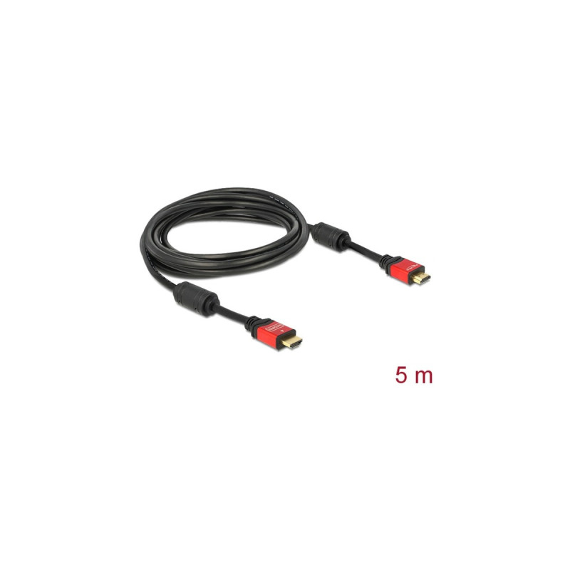 HDMI A (Stecker)(schwarz, 5 Meter)