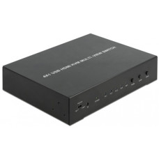 DeLOCK KVM 4in1 Multiview Switch 4x HDMI USB 2.0, KVM-Switch