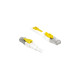 DeLOCK Kabel RJ45 Secure Cat.6A(weiß, 2 Meter, verriegelbar, LSOH Halogenfrei)