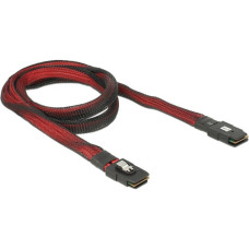 mini-SAS SFF-8087(rot/schwarz, 1 Meter)