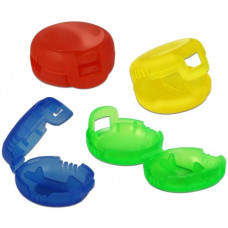 DeLOCK Kabelmarker Clip Set, Kabelclip(4 Stück)