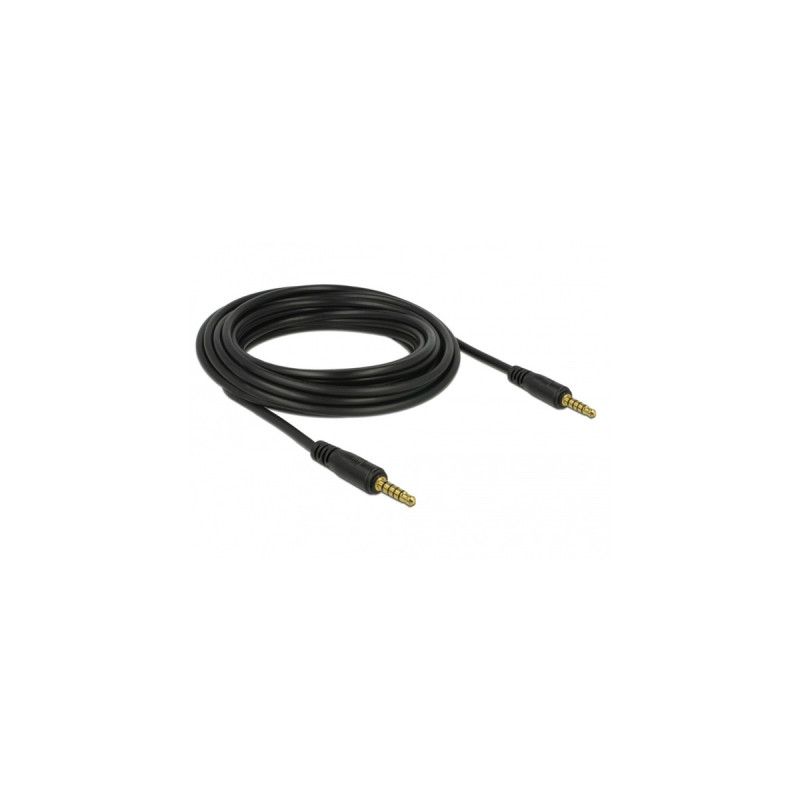 3,5mm 5Pin (Stecker)(schwarz, 5 Meter)