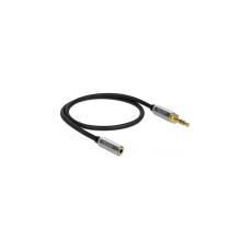 Buchse(schwarz, 0,5 Meter, mit 6,35mm Schraubadapter)