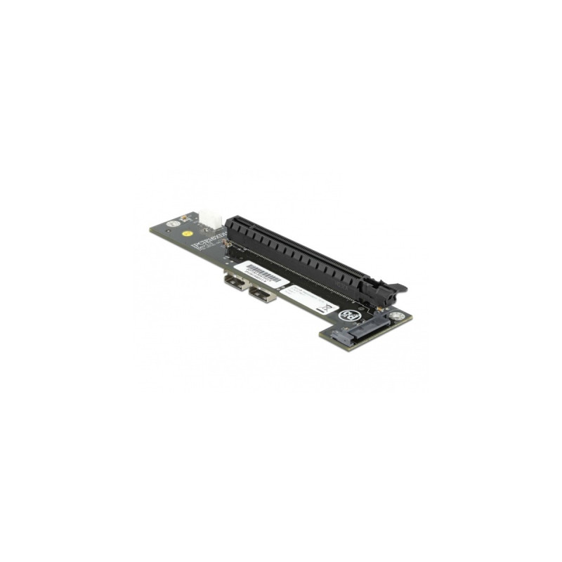 DeLOCK Konverter 2 x SFF-8654 zu PCIe x16 Bifurkation, Schnittstellenkarte