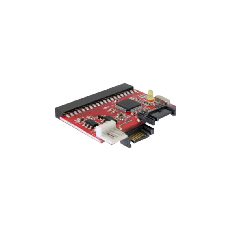 DeLOCK Konverter IDE auf SATA / SATA auf IDE, Adapter(rot, Bulk)