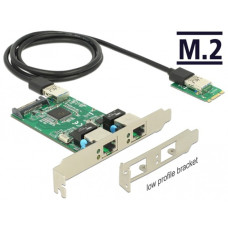 2 x Gigabit LAN, LAN-Adapter