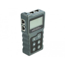 DeLOCK LCD Kabeltester RJ45 / PoE / DC(grau)