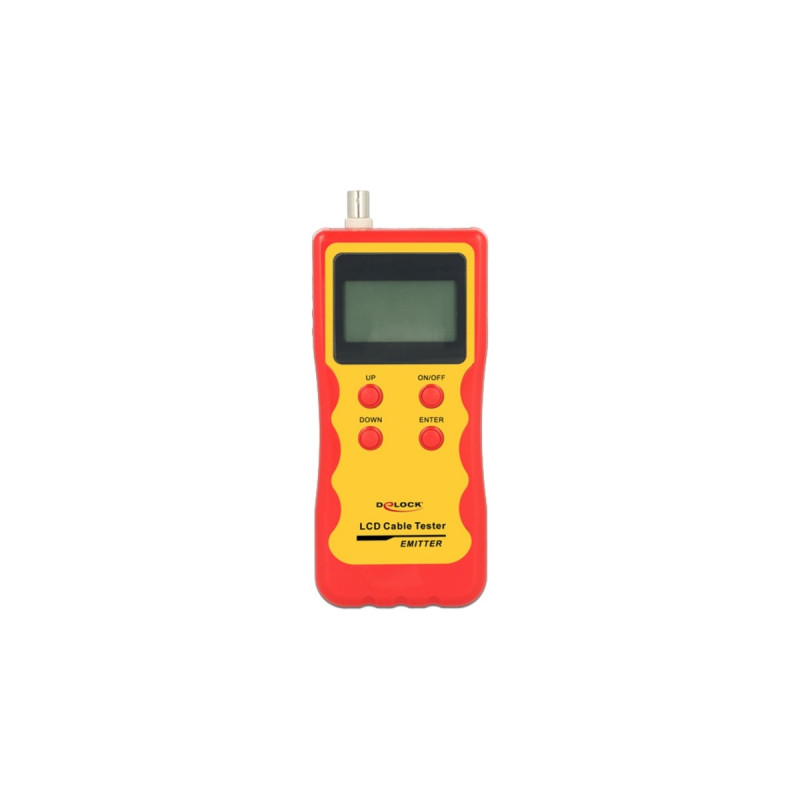 DeLOCK LCD Kabeltester RJ45 / RJ12 / BNC / USB(rot)