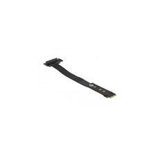 DeLOCK M.2 Key M zu U.2 SFF-8639 NVMe Adapter gewinkelt mit 20 cm Kabel, Schnittstellenkarte