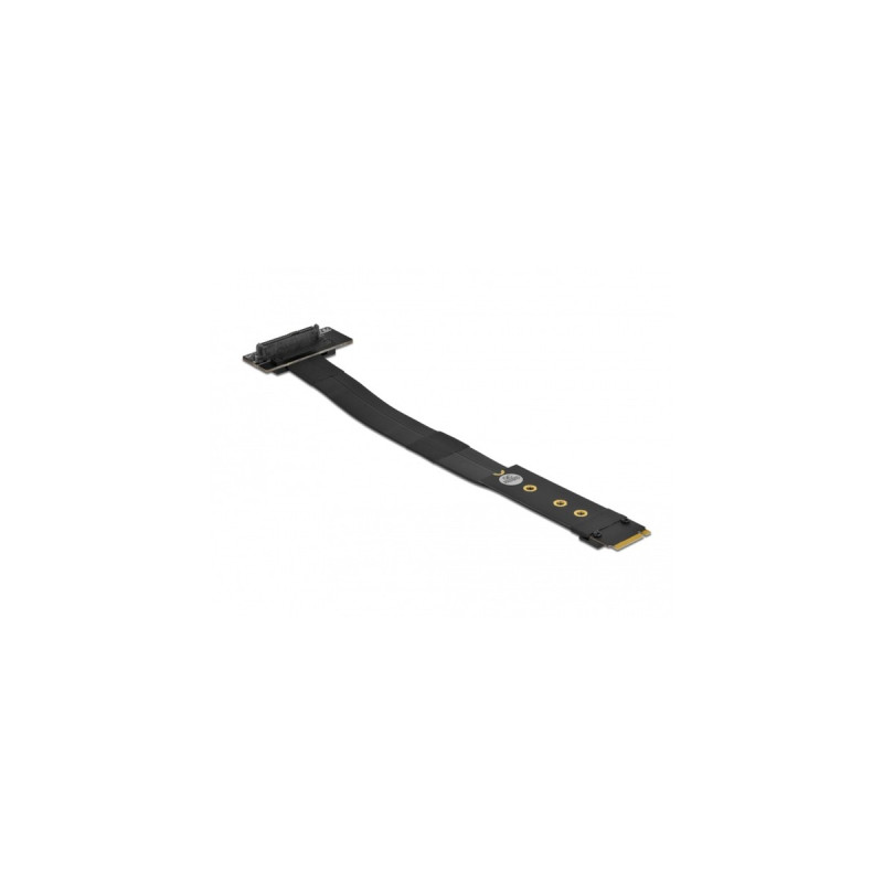 DeLOCK M.2 Key M zu U.2 SFF-8639 NVMe Adapter gewinkelt mit 20 cm Kabel, Schnittstellenkarte