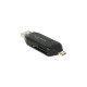 DeLOCK Micro USB OTG Kartenleser + USB 3.0 A Stecker(schwarz)