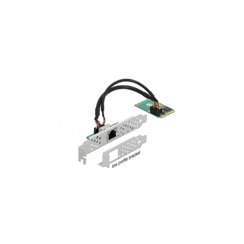 DeLOCK MiniPCIe I/O PCIe LAN 1xRJ45 i210, LAN-Adapter