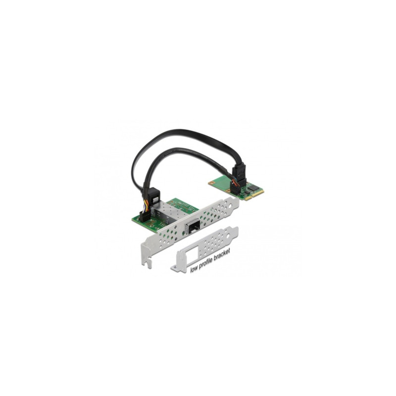 DeLOCK MiniPCIe I/O PCIe LAN 1xSFP i210, LAN-Adapter