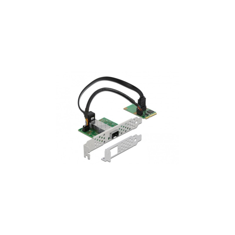 DeLOCK MiniPCIe I/O PCIe LAN 1xSFP i210, LAN-Adapter