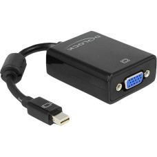 DeLOCK Mini DisplayPort Adapter auf VGA(schwarz, 11 cm)