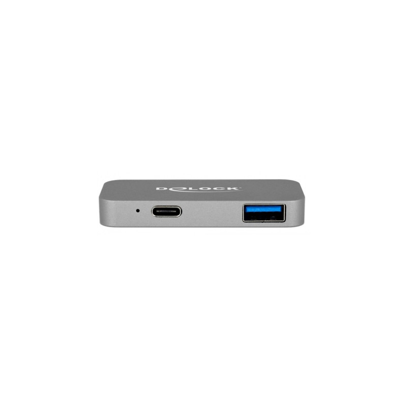 DeLOCK Mini Dockingstation für MacBook 5K(grau, Thunderbolt (USB-C), USB-A, HDMI)