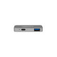 DeLOCK Mini Dockingstation für MacBook 5K(grau, Thunderbolt (USB-C), USB-A, HDMI)