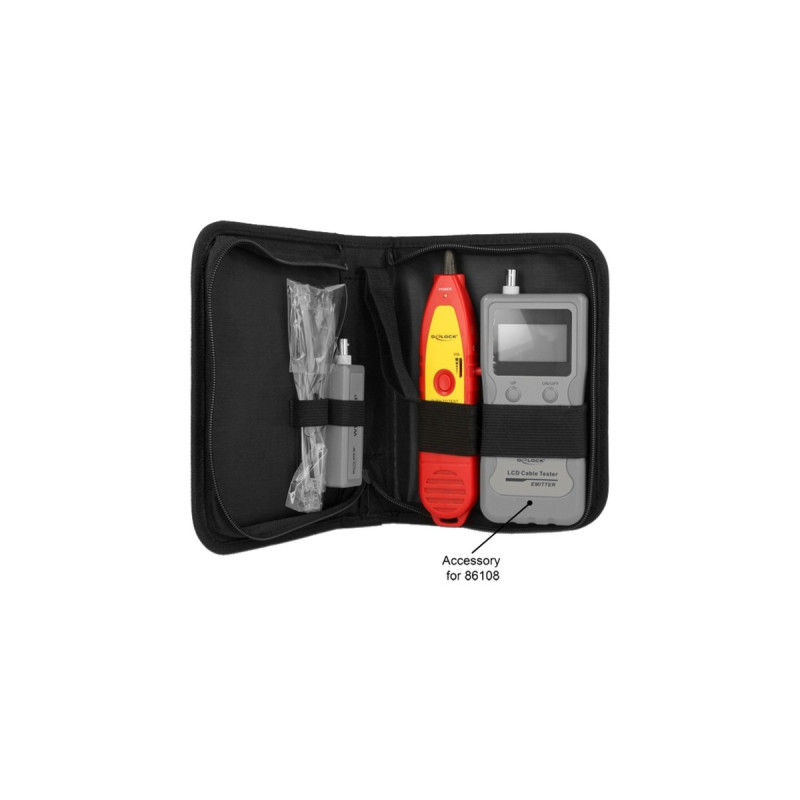 DeLOCK Netzwerk Kabelfinder, Kabeltester(rot)