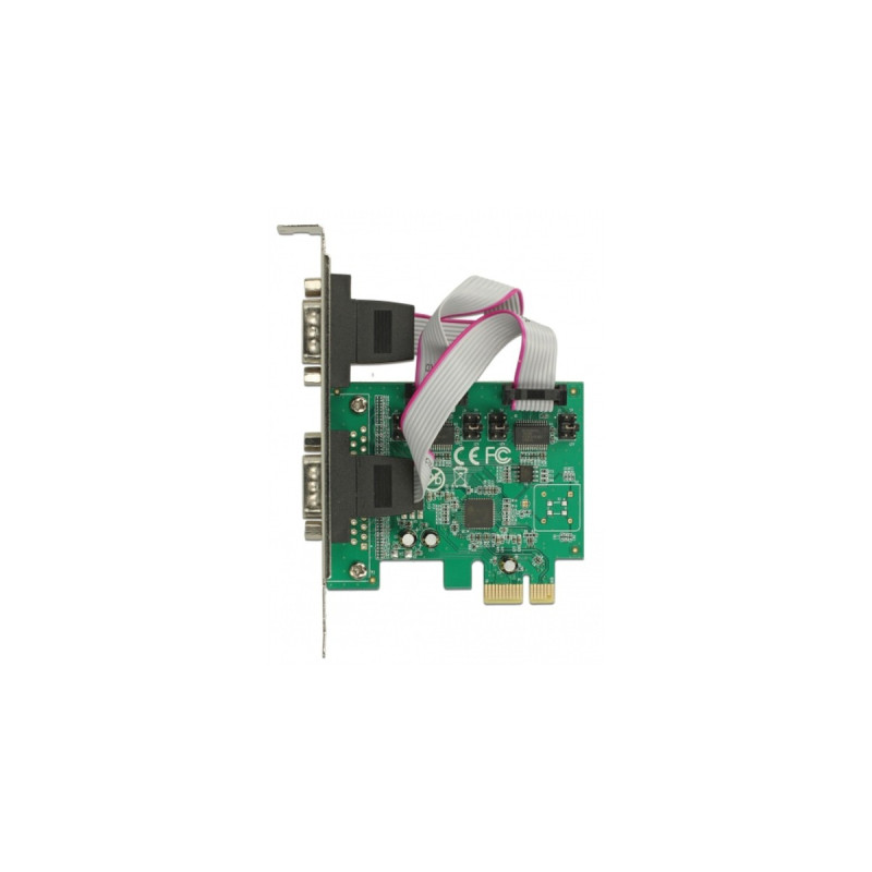 2 x Seriell RS-232 High Speed 921K, Schnittstellenkarte(mit Spannungsversorgung)