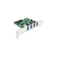 4 x extern USB 3.0, Schnittstellenkarte